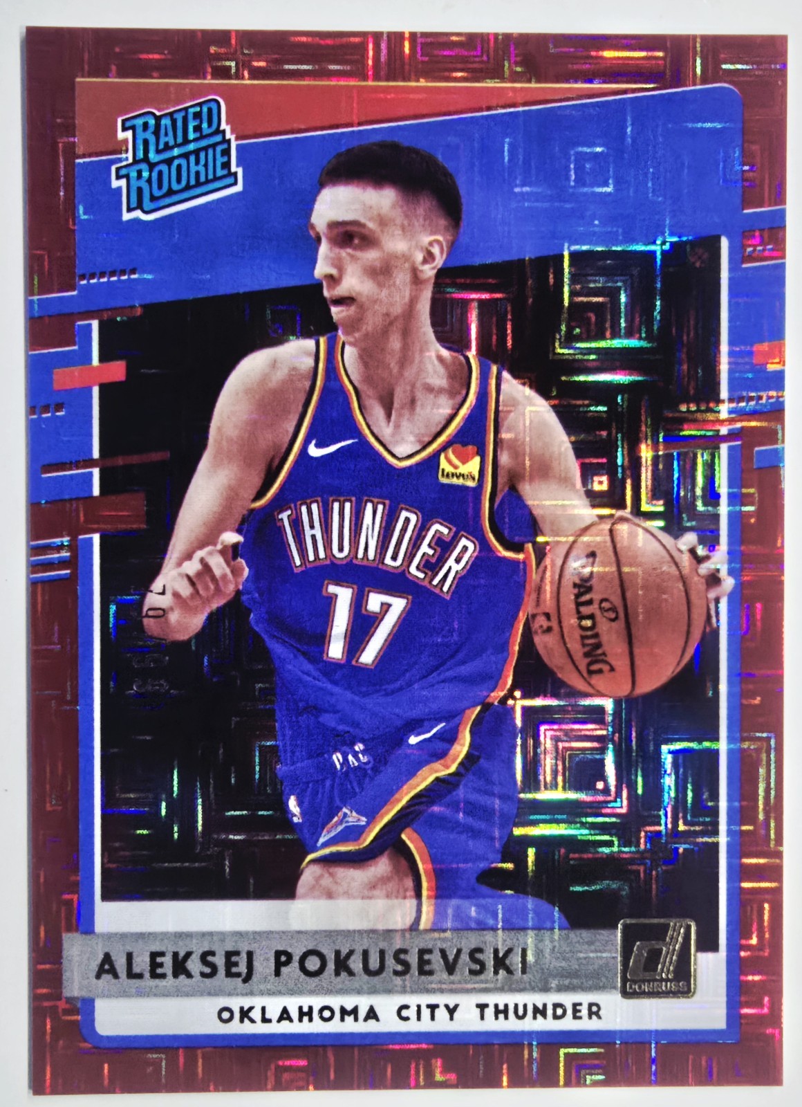 2020-21 Panini Donruss Choice Rated Rookie Aleksej Pokusevski /99 Red #209 🔴✨️