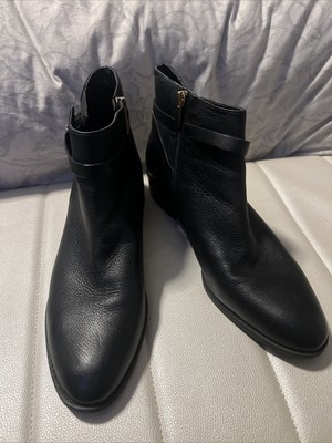 franco sarto side buckle booties
