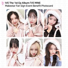 IVE The 1st Ep Album I'VE MINE Makestar Fan Sign Event Benefit Photocard KPOP