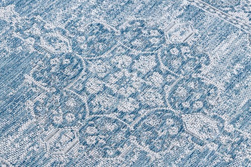 TRENDY MODERN SISAL RUGS 'LOFT' Ornament blue / silver / ivory High Quality - Picture 4 of 6