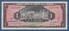 EL SALVADOR -- 1 COLON (4.9.1957 ) -- MBC / VF -- ED SERIES -- PICK 93a .