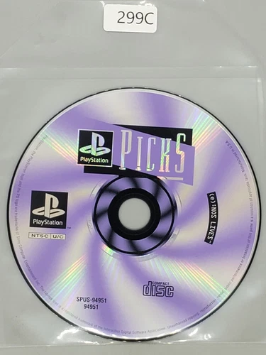 PlayStation Picks Demo Disc (Sony PlayStation) Disc Only No Tracking