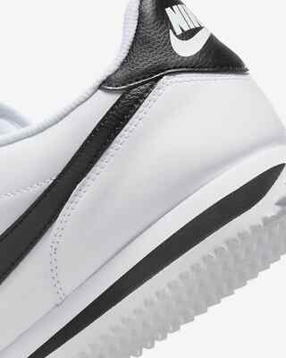 Nike Cortez Leather White Black DM4044-105 sz 6.5 Men's = 8