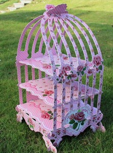 cardboard tier muffin cupcake decoration stand birthday pink