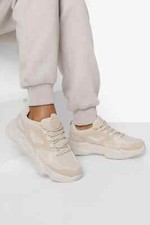 Baskets compensées femme beige 37