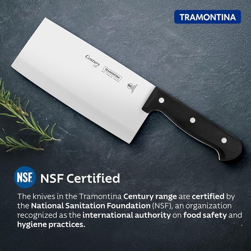 TRAMONTINA Century Stainless Steel Cleaver Knife/ 7" | Meat Knife NSF Certified - Picture 2 of 8