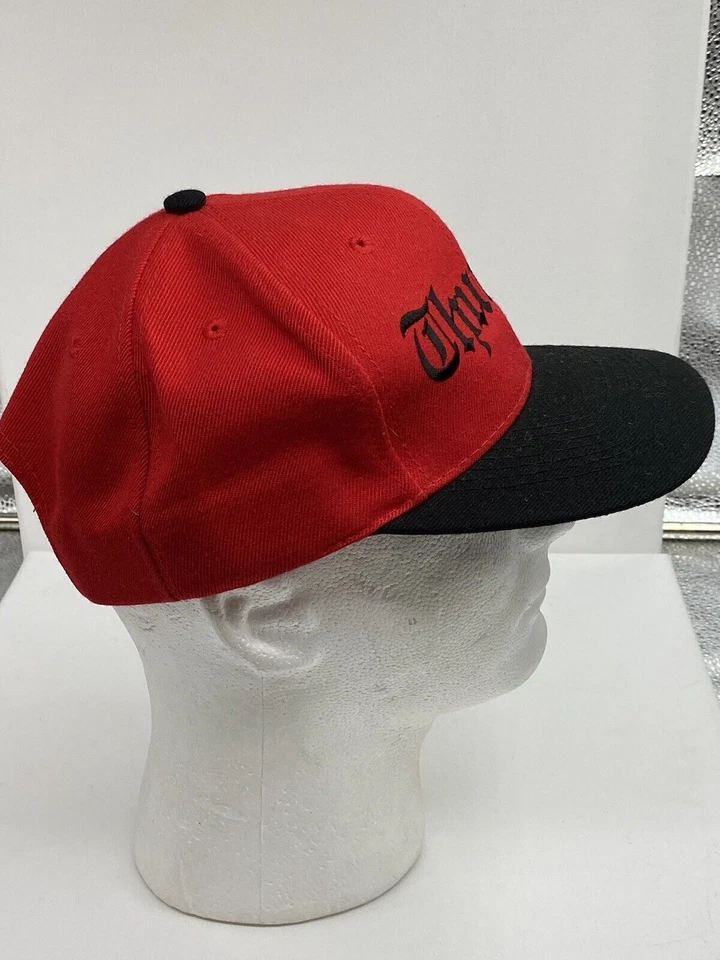 Thunder Trucks Sombrero de Skateboarding OS Snapback Rojo Negro Malvado Otto Gorra de Patinador Años 90 Foto 4 de 4