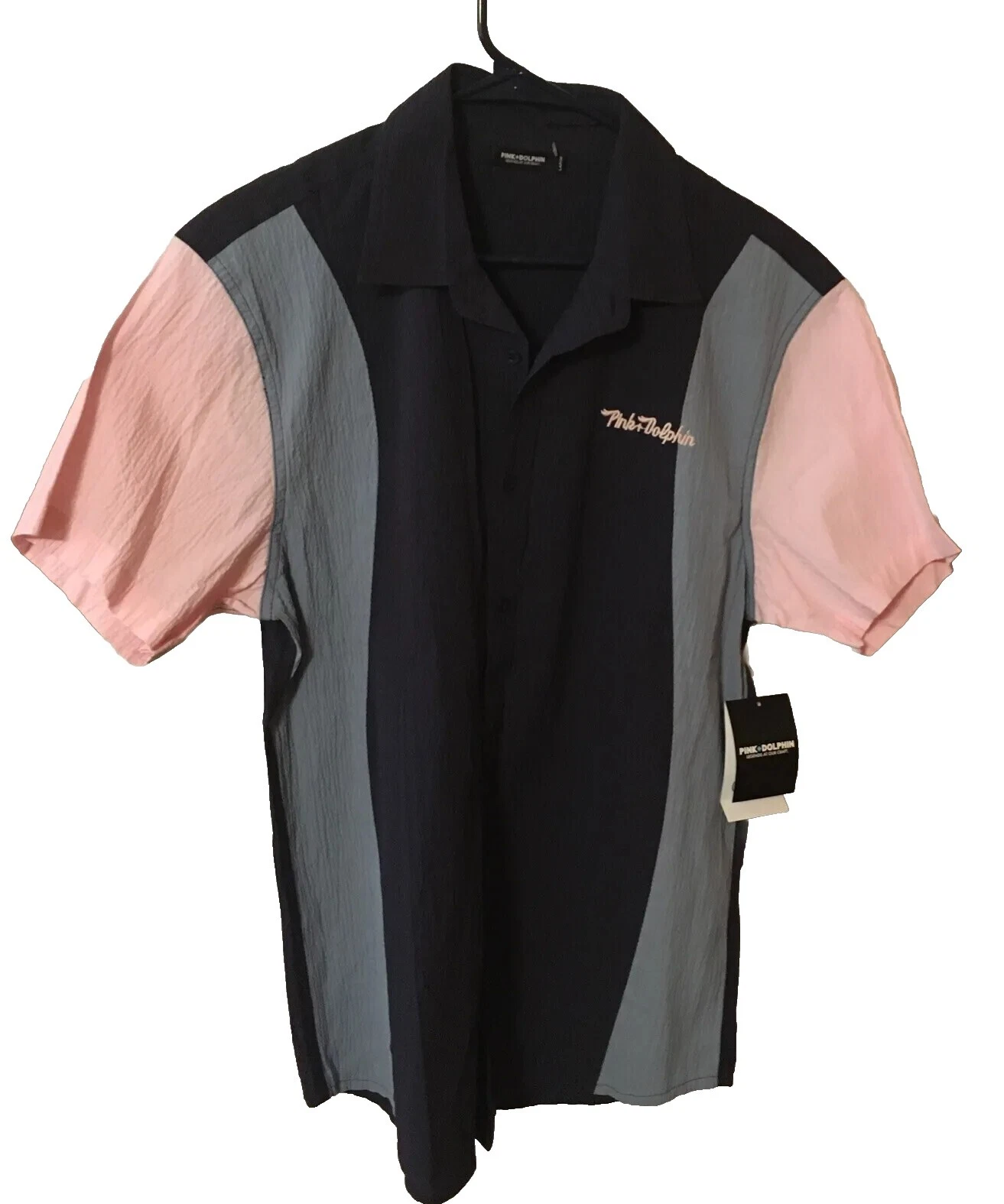 Poliéster PINK Informal Con Botones camisas para hombres