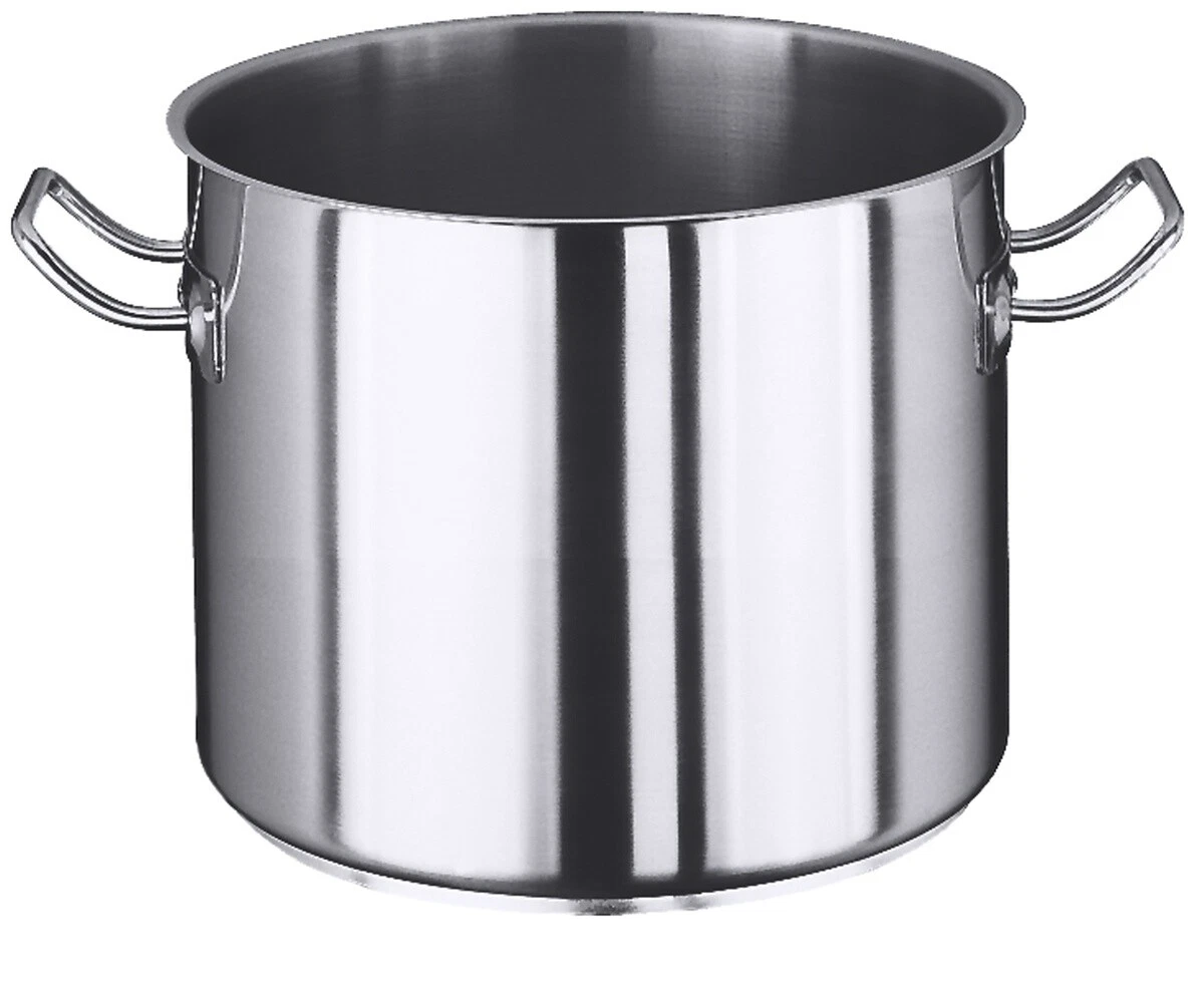 BEZIA Pentola 10 Litri Antiaderente Con Coperchio - Adatta A Induzione - Grande Pentola Per Zuppa E Stufato - Colore Grigio