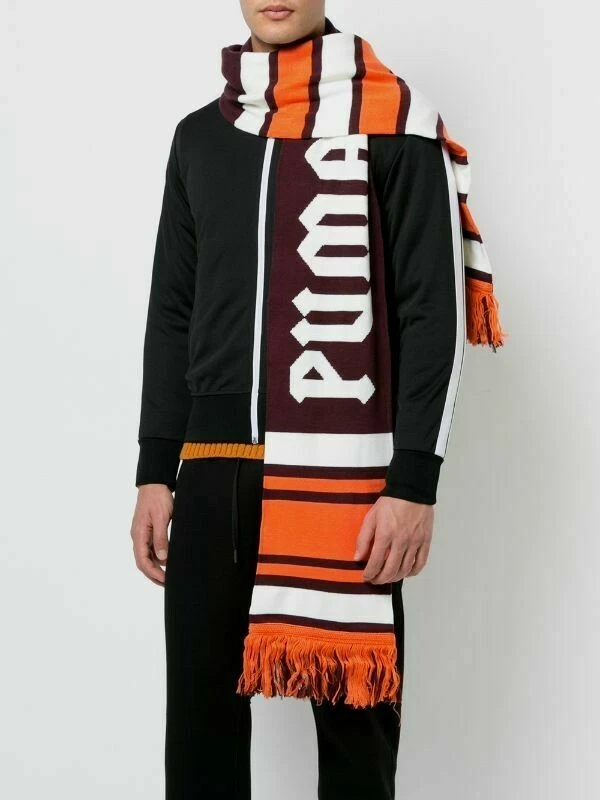 FENTY X PUMA EXTRA LONG KNITTED VARSITY SCARF DOUBLE LAYERED BRAND NEW - Image 2 of 4
