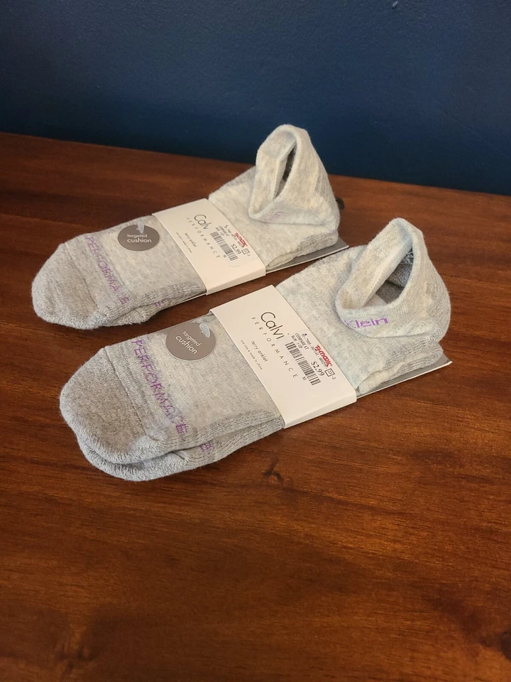 Calcetines tobilleros CALVIN KLEIN Performance Terry 2 pares nuevos con etiquetas algodón peinado Foto 2 de 4