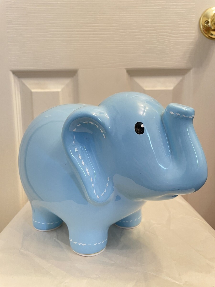 Ceramic Swan Piggy Bank - Silver Glitter Money Bank For Kids | Child To Cherish Collectible