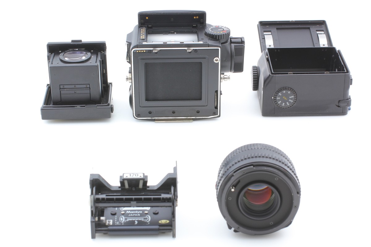 N MINT+++ / Hood】 Mamiya 645 Pro Body Waist Level + C 80mm