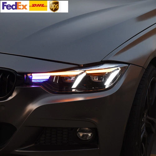 LED Headlights For BMW F30 F35 3 Series 2013-2019 Sequential Front Lamp Assembly - Bild 2 von 11