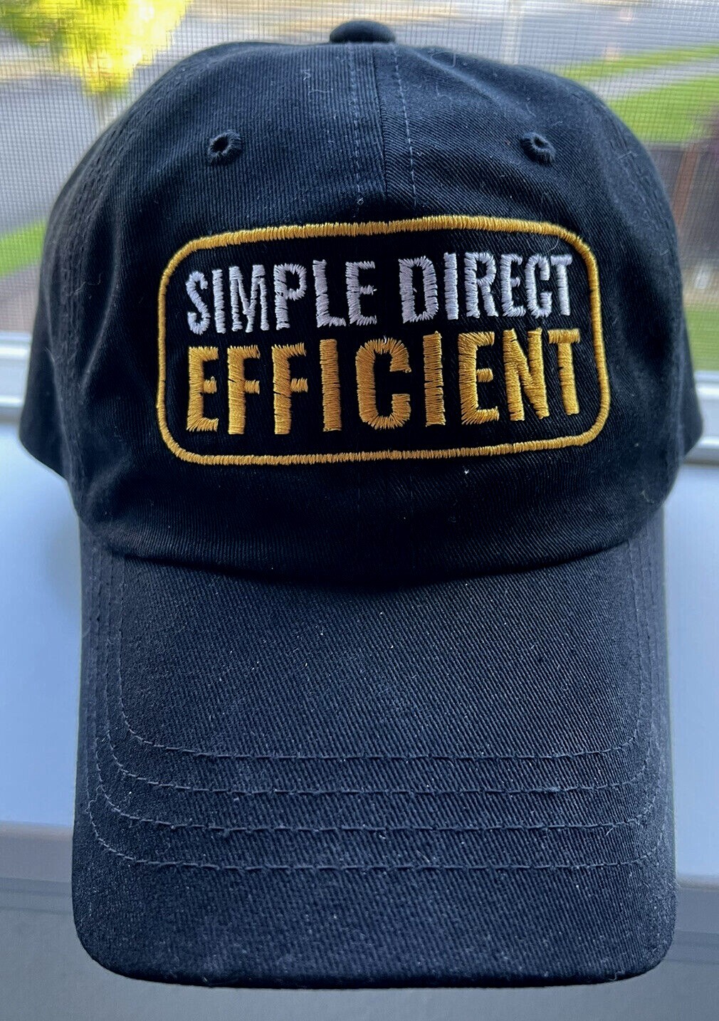 Wing Chun “Simple Direct Efficient” Baseball Hat … - image 2