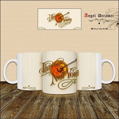 MUG TASSE Harvest Neil Young Pop Musik Rock Folk Tasche Gitarre Sammlung