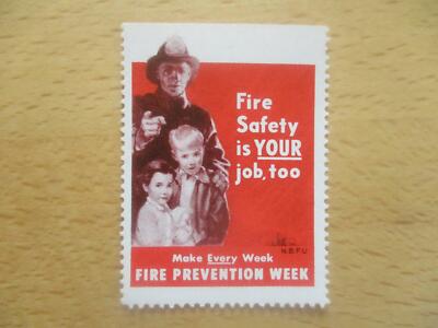 (1500) Poster Stamp - Fire Prevention Week