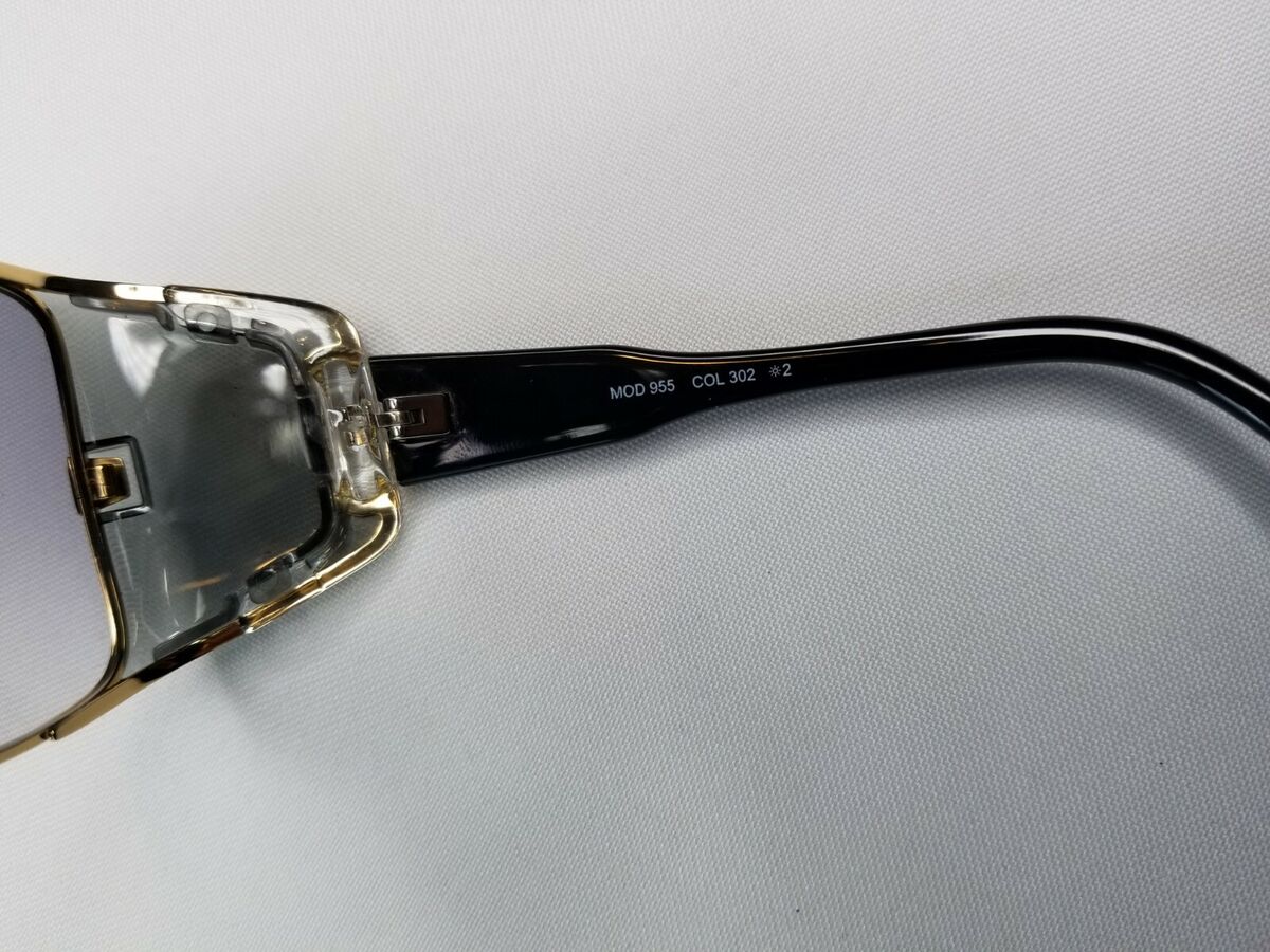 【美品】CAZAL MOD.955 COL.302 サングラス CAZAL MOD 955 COL 302 ICONIC VINTAGE BLACK GOLD SHIELD
