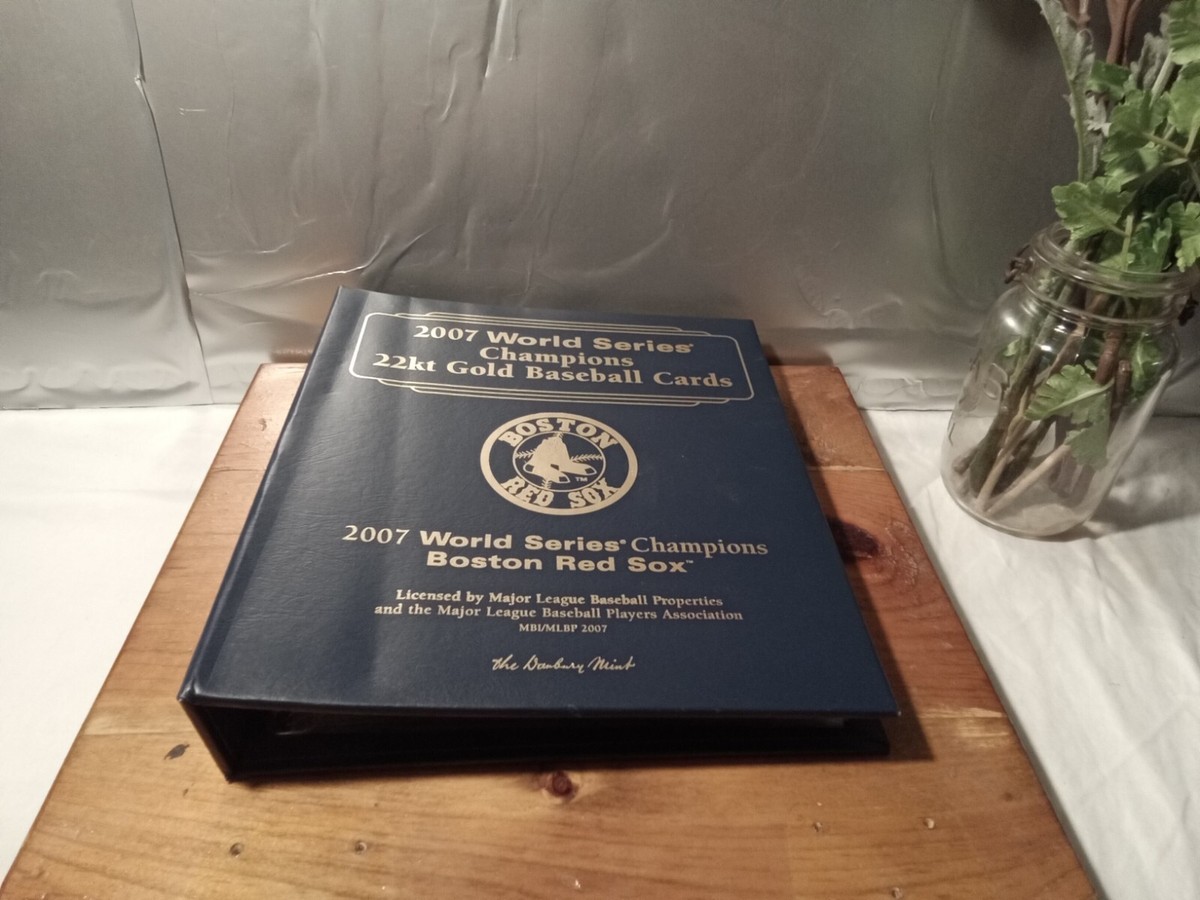 2007 World Series Champion 22kt Gold 36 Cards Boston Red Sox