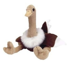 Ty Beanie Stretch the Ostrich 6.5"