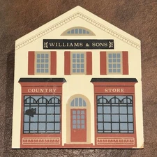 The Cats Meow Village 1988 Series 6 "Williams & Son Country Store" Shelf Sitter