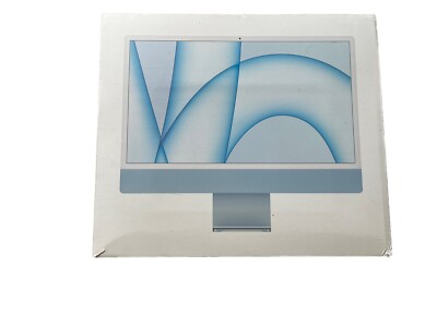 Apple iMac 24'' (256GB SSD, Apple M1, 3.20GHz, 8GB, 8-Core GPU) Blue - MGPK3LL/A