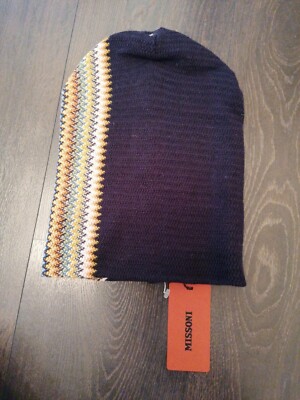MISSONI Mütze NEU! NP 230 EURO! 50 % Wolle