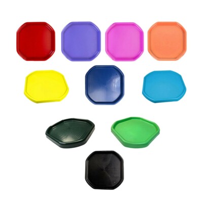 Kleines Rührblech 70 cm x 70 cm Kunststoff Tuff Kinder unordentliche Spielaktivitäten Kompost UK
