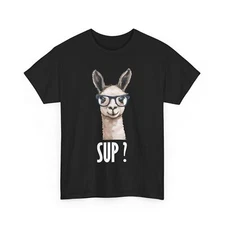 Llama Shirt, Llama with Glasses Shirt, Llama Animals Lovers Cute Shirt 