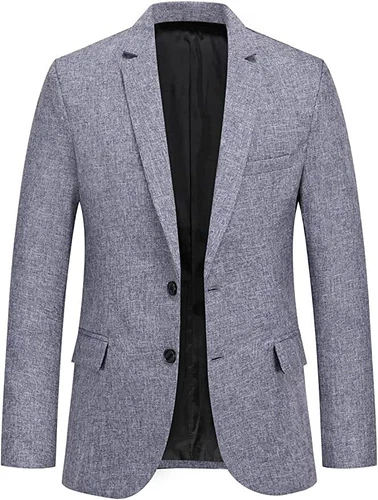 Herren Neu Regular Fit 2 Knopf Maßgeschneidert Business Blazer Leichte Jacke Anzüge - Bild 16 von 31