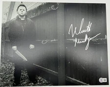 Nick Castle Signed Halloween Movie Michael Myers 11x14 Photo w/Beckett COA #2