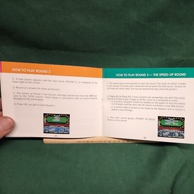 NES Nintendo Wheel of Fortune Family Edition manual only no game