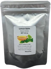 Lemon Balm Tea - Loose Leaf by Nature Tea Domestically Harvested