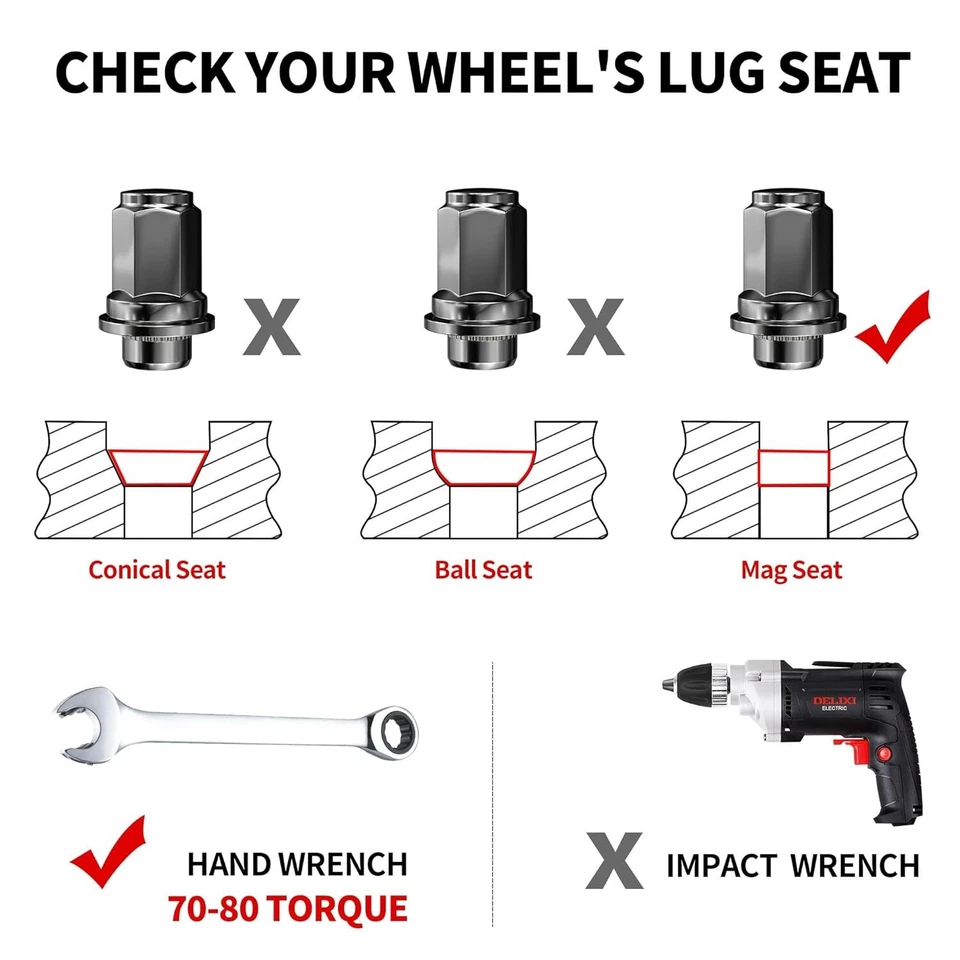 24 tuercas magníficas de fábrica Toyota OEM 12x1,5 cromadas Tacoma TRD 4Runner 1,87" de alto Foto 3 de 4