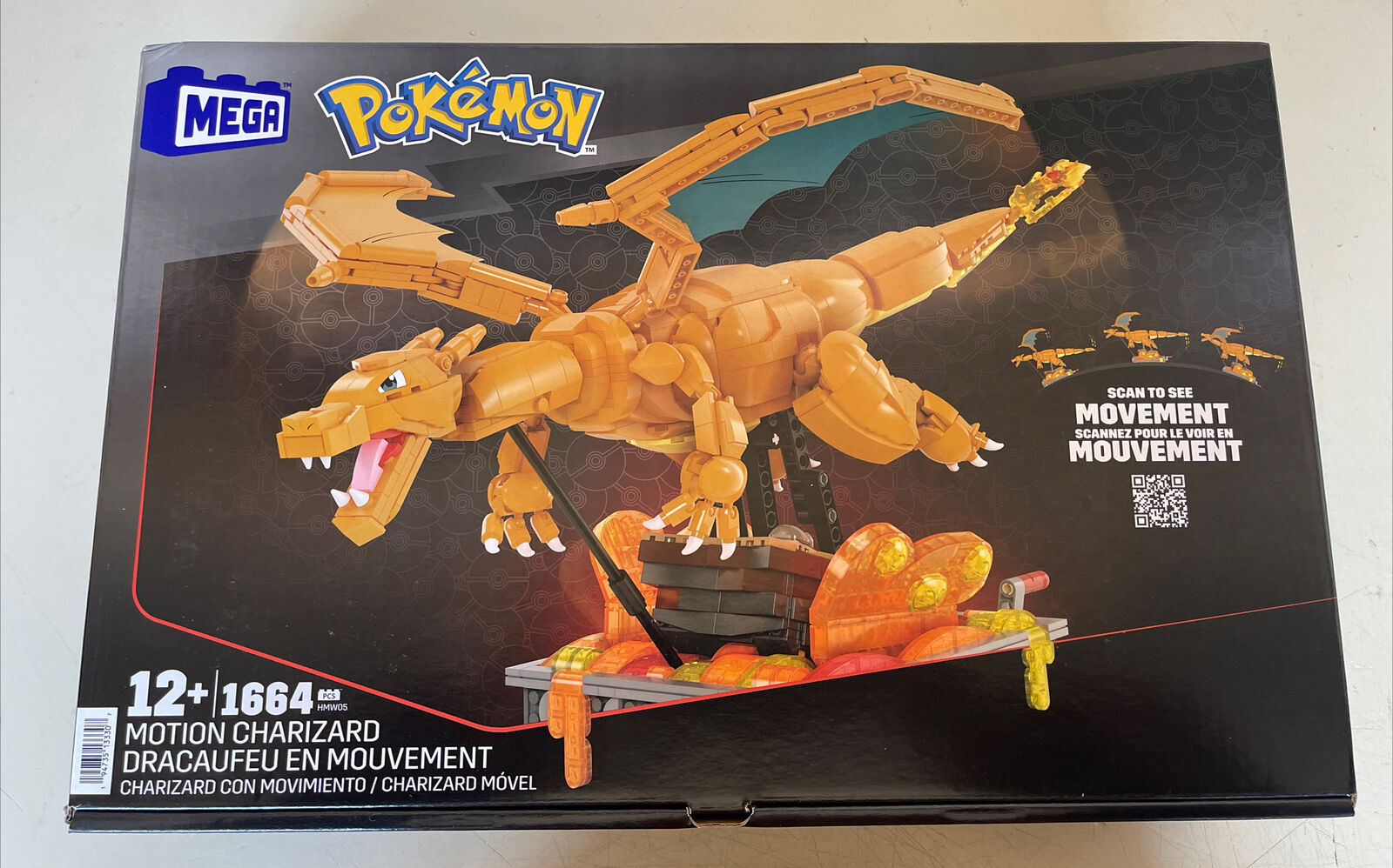 MEGA Pokémon Motion Charizard Building Set