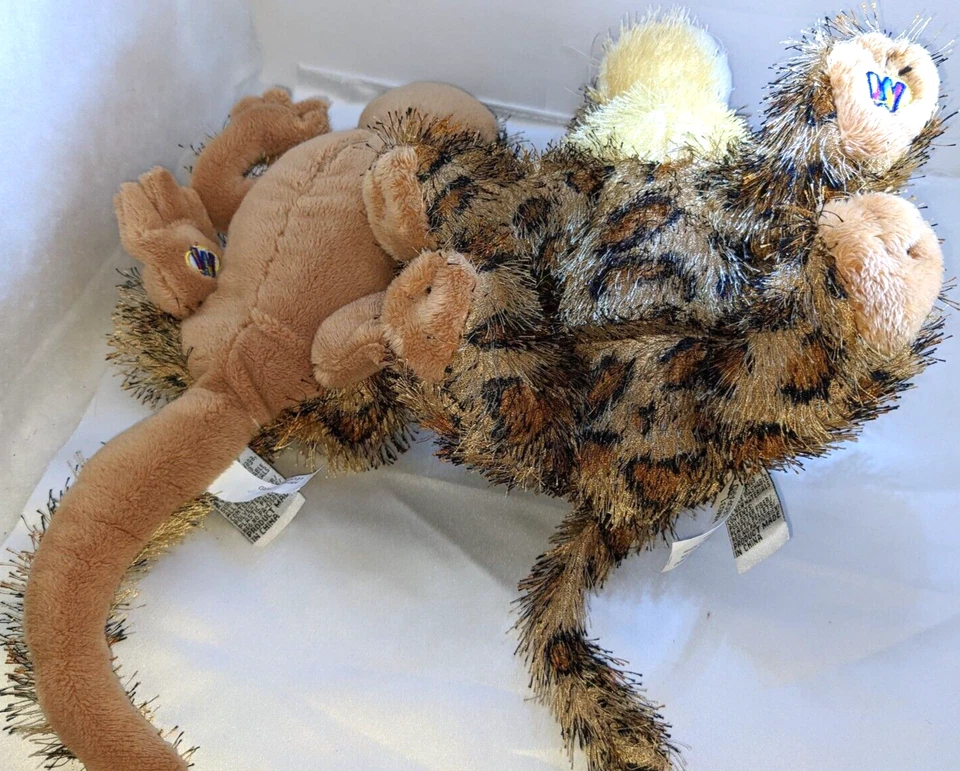Set of 2 Ganz 13" Webkinz Leopard and Lizard NO Codes - Image 3 of 4