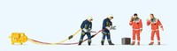 H0 FeuerwehrmäNner In Moderner Einsatzkleidung 10625 Neu!!!! Preiser