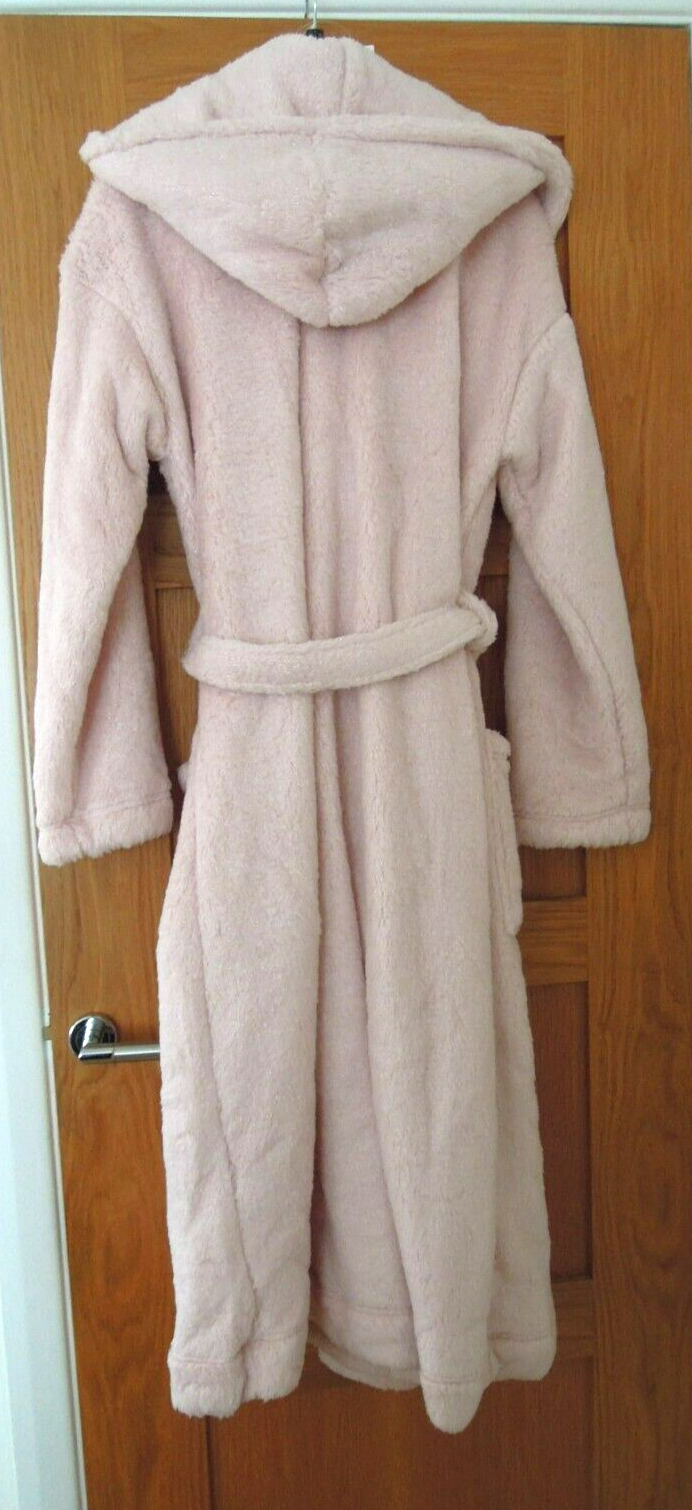 MARKS AND SPENCER M&S LONG HOODED DRESSING GOWN ROBE SIZE XL 20 22
