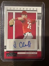 2021 Contenders Jackson Cluff Auto Washington Nationals CA-CL Autograph 🔥🔥