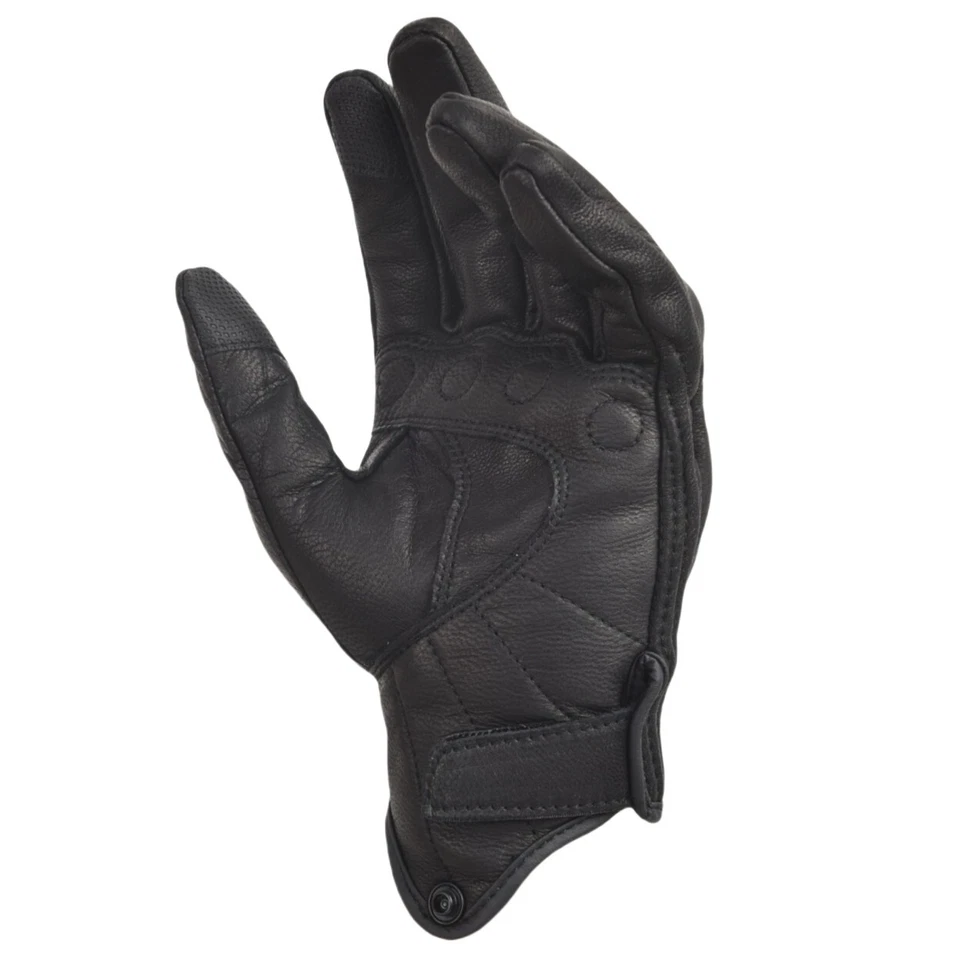 Motorcycle Gloves Motorbike Full Finger Genuine Goatskin Leather Dirt Bike Glove - Image 2 of 4