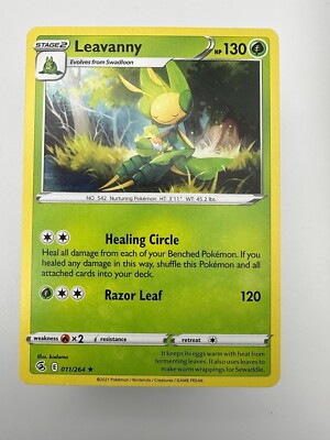 Pokemon TCG Card Fusion Strike Leavanny 011/264 Rare | eBay Pokemon TCG Card Fusion Strike Leavanny 011/264 Rare | eBay