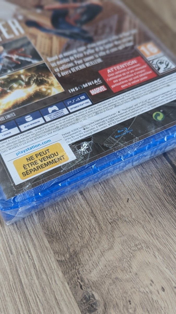 Jeu Spider-Man PS4 – Version Française, Neuf Sous Blister, édition Complète