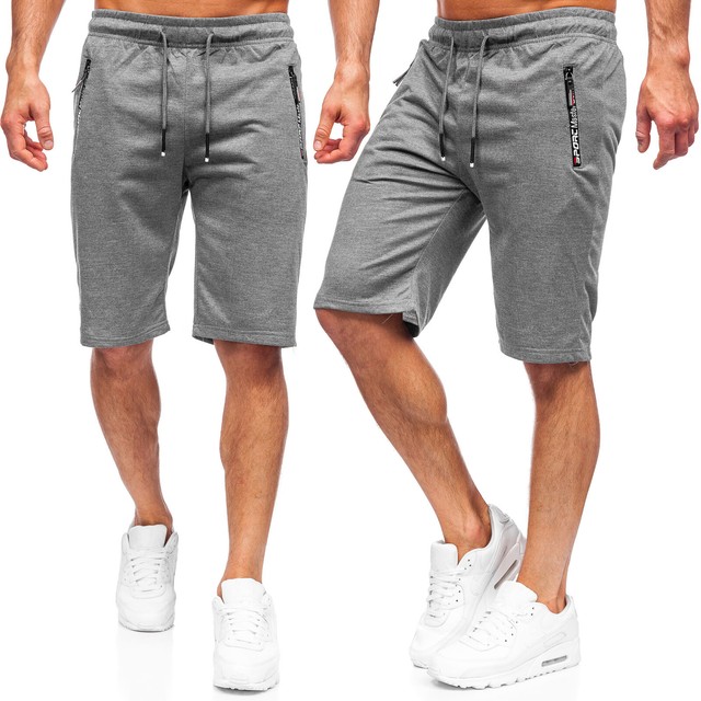 Kurzhose Shorts Hose Sporthose Bermudas Kurze Unifarben Sport Herren BOLF Basic