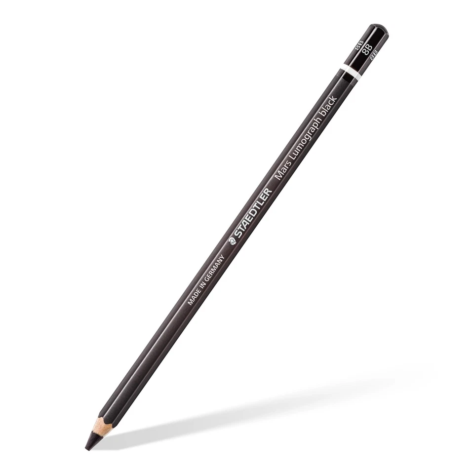 Staedtler Mars Lumograph Black Art Pencils, Presharpened Office Product - Image 2 of 4
