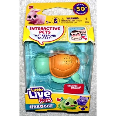 Little Live Pets NeeDees Sandee Turtle - Interactive Collectible Toy - New
