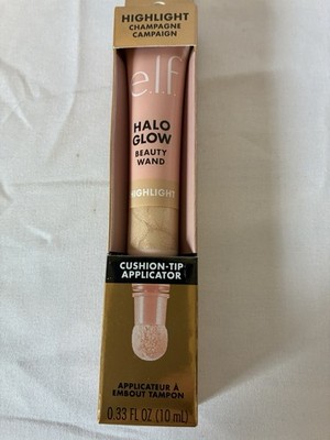 e.l.f. Halo Glow Beauty Wand Liquid Highlighter Champagne Campaign 0.33 fl oz