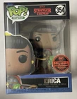 Pop! Digital Stranger Things Erica #354 Droppp Exclusive w/ Protector