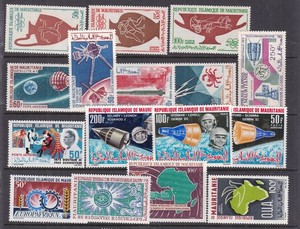 MAURITANIA ( ex Fr col) ^^^^^^x17  mint LH  AIRPOSTS     hcv@xdco2112mauri
