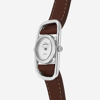 SHINOLA Detroit Women\'s The Bike Lock  Silver Dial Watch FACE ONLY READ NEW SHINOLA Detroit Women main image 3