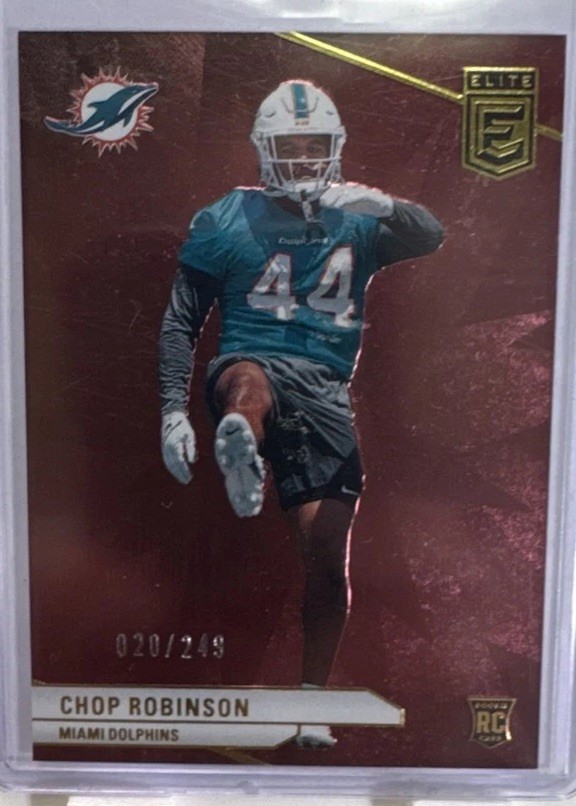 2024 Panini Donruss Elite - Rookies Chop Robinson #140 Maroon /249 (RC)